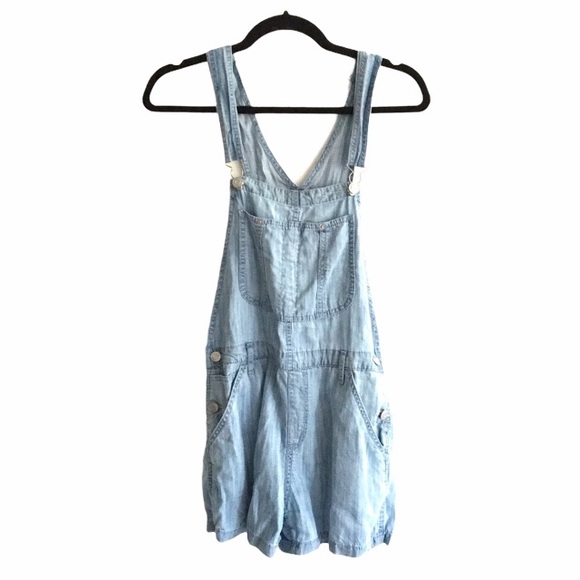 Aritzia Pants - ARITZIA Wilfred Senryu Shorts Overalls Romper Blue
